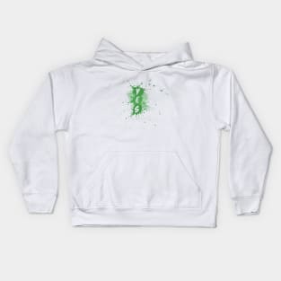 YES Splash | Green Version Kids Hoodie